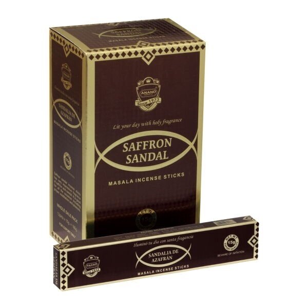 Anand Saffron Sandal smilkalai x 12 Anand Saffron Sandal smilkalai x 12