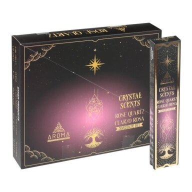 Aroma Crystal Collection Rose Quartz smilkalai x 12 Aroma Crystal Collection Rose Quartz smilkalai x 12