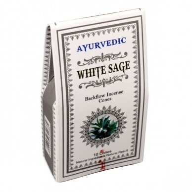 Ayurvedic White Sage Backflow smilkalai