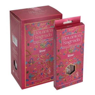 Balaji Botánica Sagrada Rose - rožių kvapo Smudge smilkalai, 6 vnt.