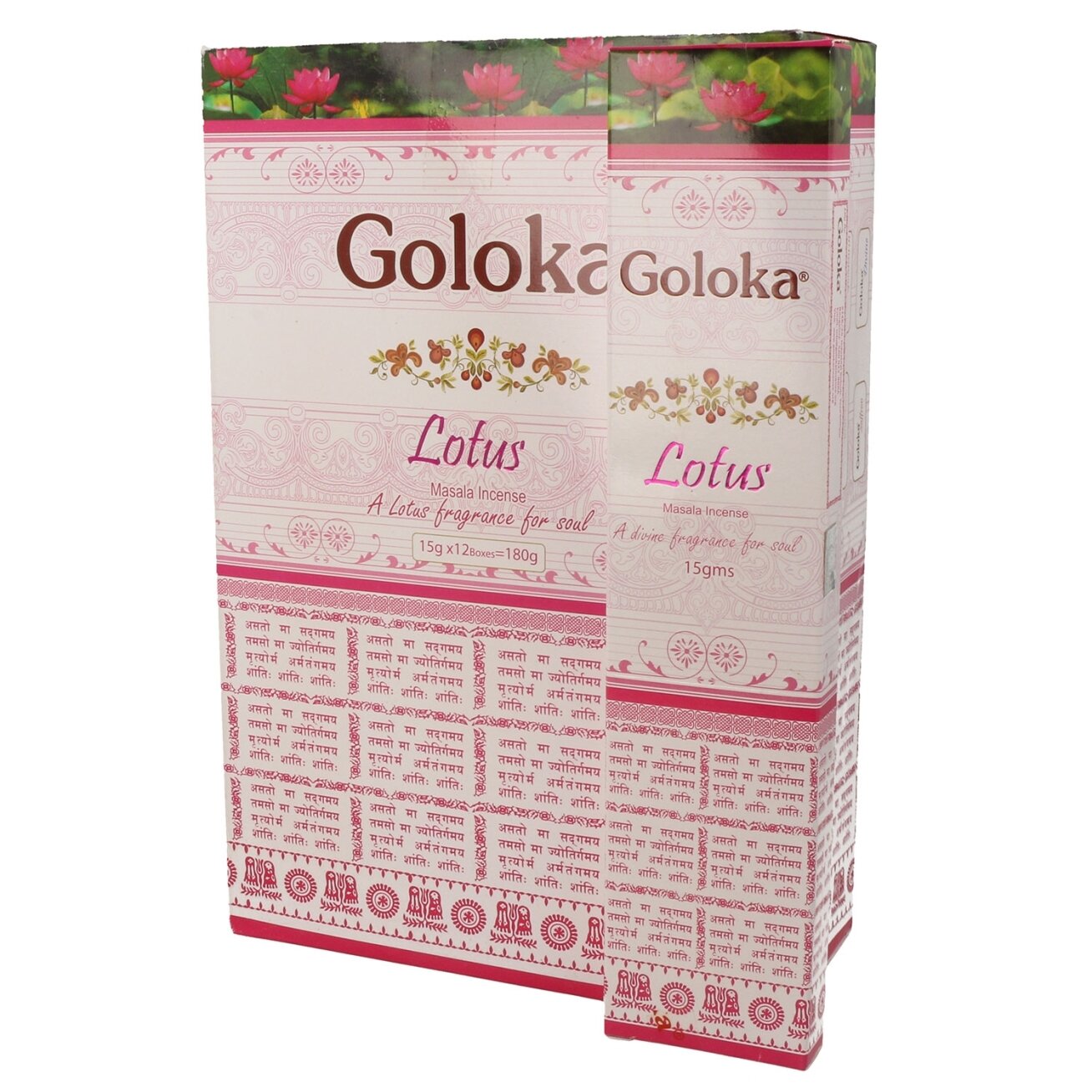 Goloka Lotus smilkalai x 12 Goloka Lotus smilkalai x 12