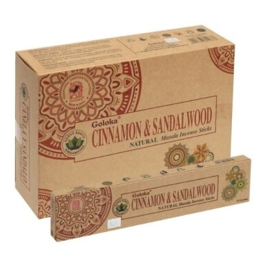 Goloka Cinnamon & Sandalwood smilkalai x 12 Goloka Cinnamon & Sandalwood smilkalai x 12