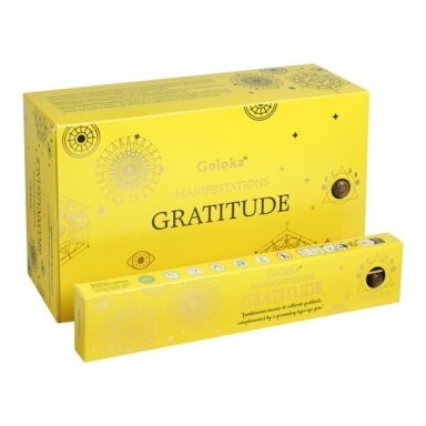 Goloka Manifestations – Gratitude smilkalai x 12 Goloka Manifestations – Gratitude smilkalai x 12