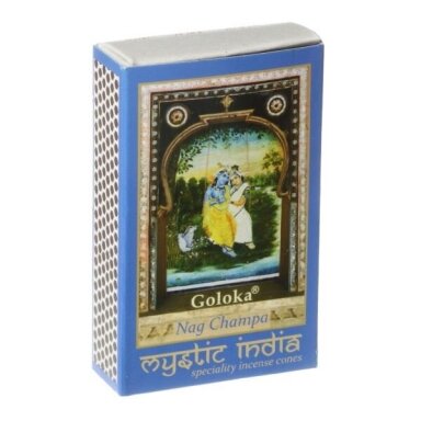 Goloka Mystic India Nag Champa kūginiai smilkalai Goloka Mystic India Nag Champa kūginiai smilkalai