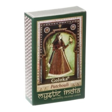 Goloka Mystic India Patchouli kūginiai smilkalai Goloka Mystic India Patchouli kūginiai smilkalai