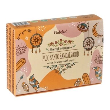 Goloka Palo Santo & Sandalwood dervos smilkalai Goloka Palo Santo & Sandalwood dervos smilkalai