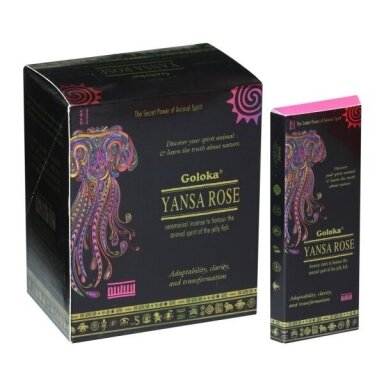 Goloka Yansa Rose smilkalai x 12 Goloka Yansa Rose smilkalai x 12