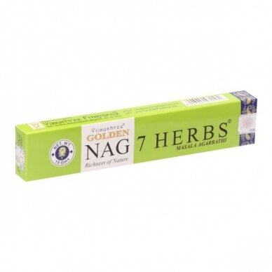 Golden Nag 7 Herbs smilkalai