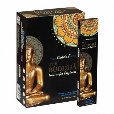 Goloka Buddha smilkalai x 12
