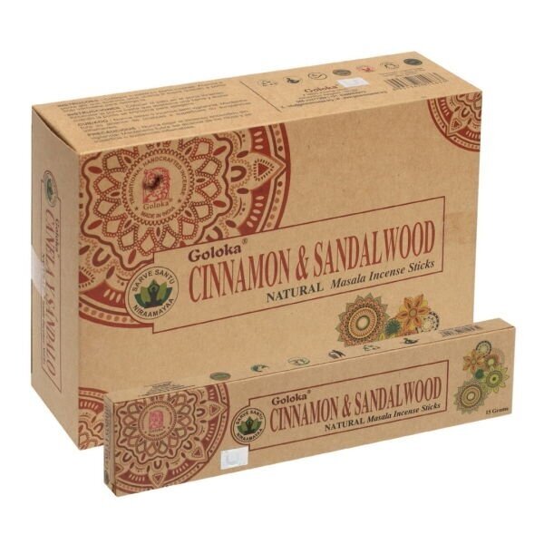 Goloka Cinnamon & Sandalwood smilkalai x 12 Goloka Cinnamon & Sandalwood smilkalai x 12