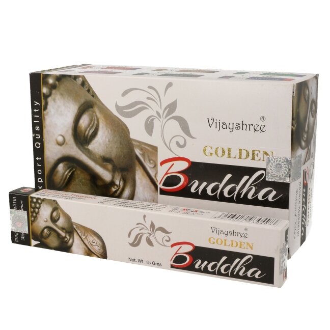 Golden Buddha smilkalai x 12 Golden Buddha smilkalai x 12