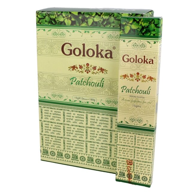 Goloka Patchouli smilkalai x 12 Goloka Patchouli smilkalai x 12