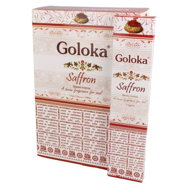 Goloka Saffron smilkalai x 12 Goloka Saffron smilkalai x 12