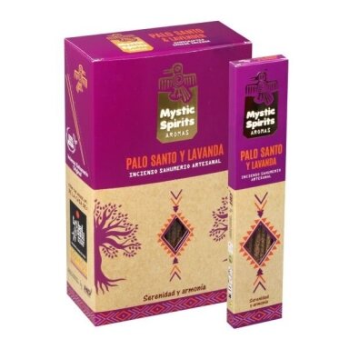 Hari Darshan Mystic Spirits Palo Santo & Lavander smilkalai x 12 Hari Darshan Mystic Spirits Palo Santo & Lavander smilkalai x 12