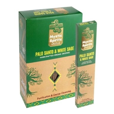 Hari Darshan Mystic Spirits Palo Santo & White Sage x 12 Hari Darshan Mystic Spirits Palo Santo & White Sage x 12