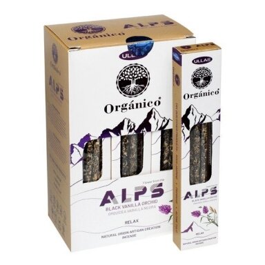 Organico Alps Black Vanilla Orchid smilkalai x 12 Organico Alps Black Vanilla Orchid smilkalai x 12