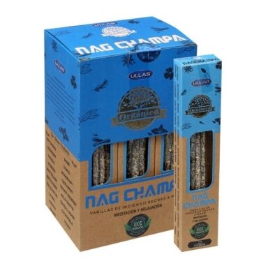 Organico Nag Champa smilkalai x 12 Organico Nag Champa smilkalai x 12