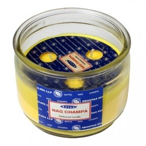 Satya Nag Champa aromatinė žvakė 3 dagčiai