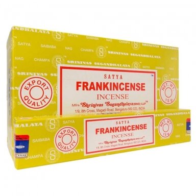 Satya Frankincense smilkalai x 12