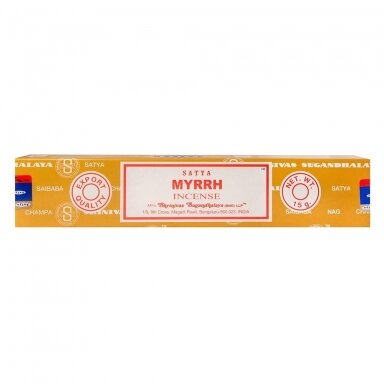 Satya Myrrh smilkalai Satya Myrrh smilkalai