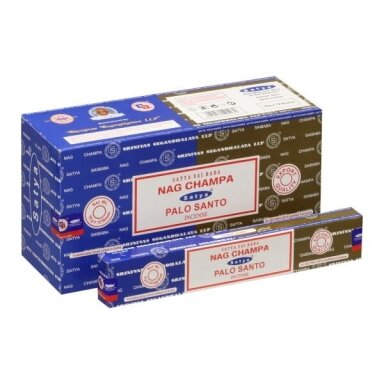 Satya Nag Champa & Palo Santo smilkalai x12 Satya Nag Champa & Palo Santo smilkalai x12