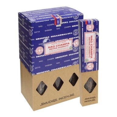 Satya Nag Champa Smudge smilkalai, 25 g Satya Nag Champa Smudge smilkalai, 25 g