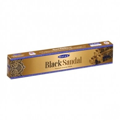 Satya Black Sandal smilkalai