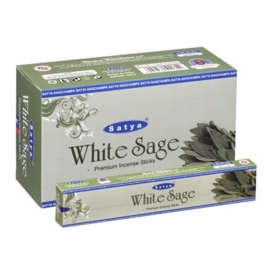 Satya White Sage smilkalai x 12