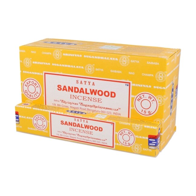 Satya Sandalwood smilkalai x 12 Satya Sandalwood smilkalai x 12