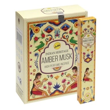 Sree Vani Indian Heritage Amber Musk smilkalai x 12