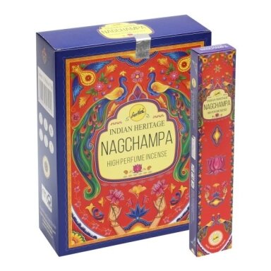 Sree Vani Indian Heritage Nag Champa smilkalai x 12
