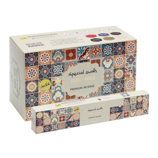 Sree Vani Oudh - Amber smilkalai x 12 Sree Vani Oudh - Amber smilkalai x 12